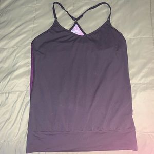 Roxy Sz Large Built In Bra Tank Top